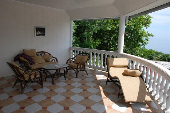 Терраса в пансионате Сергей, Алупка